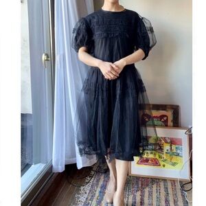 Her Selfservice Made in Japan organza midi dress